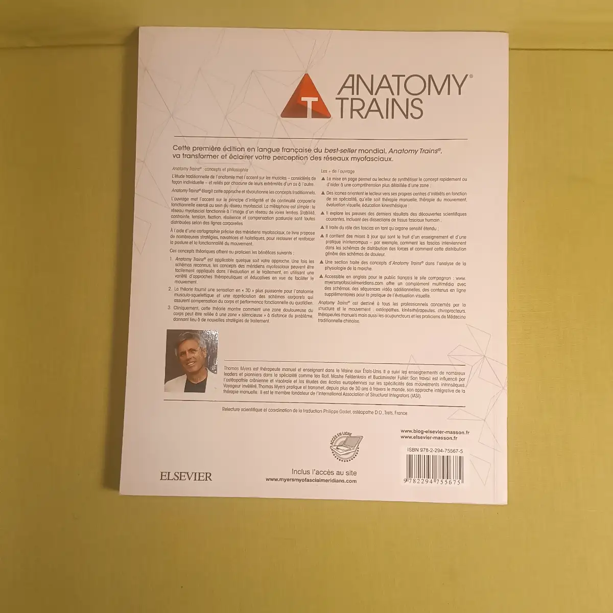 Anatomy Trains les méridiens myofasciaux