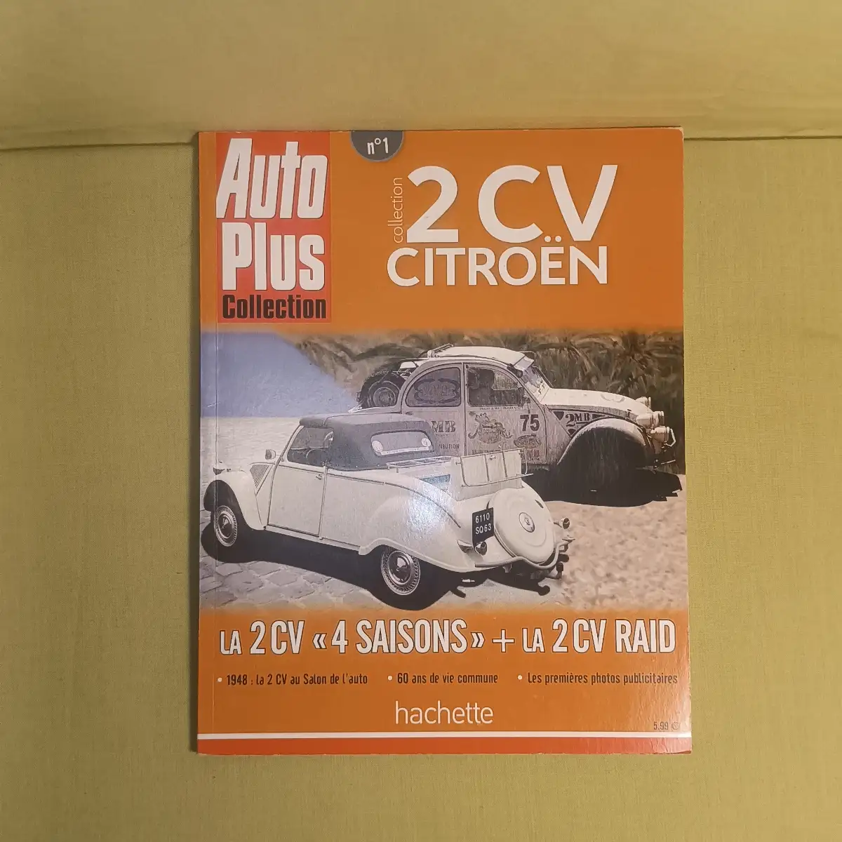 Magazine Auto Plus collection 2 CV Citroën